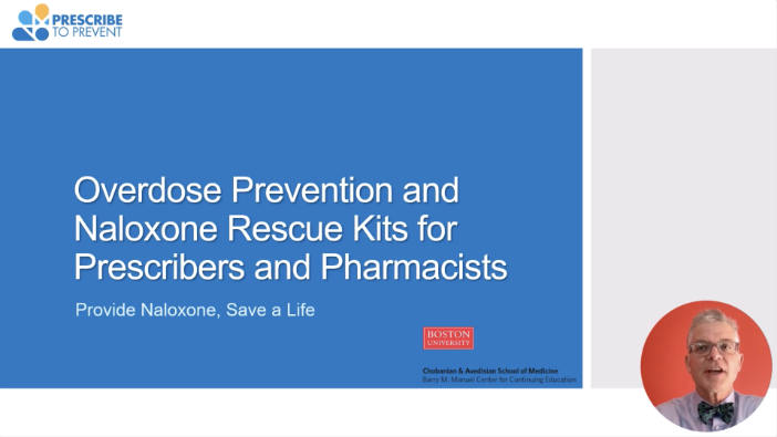 Overdose Prevention and Naloxone Rescue Kits for Prescribers and Pharmacists